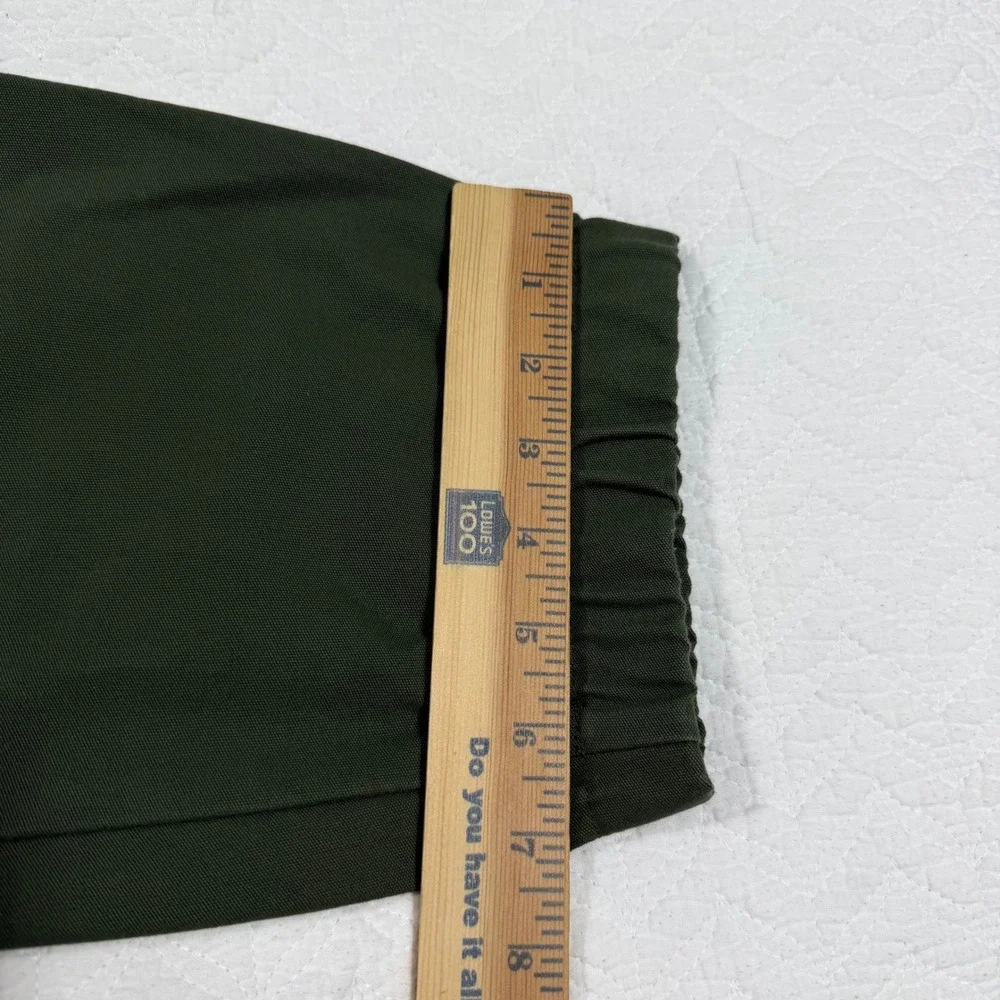 Uniqlo Utility Jogger Mens Pants XL Elastic Waist‎ Drawstring Olive Green EUC